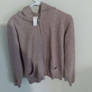 Faded pink women's zip up